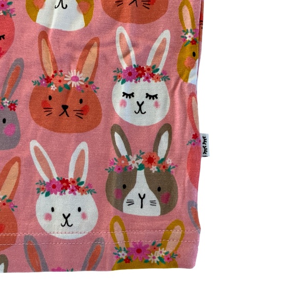 Little Sleepies Boho Bunnies Two-Piece Bamboo Pajama Set 5/6 NWT - Picture 7 of 7